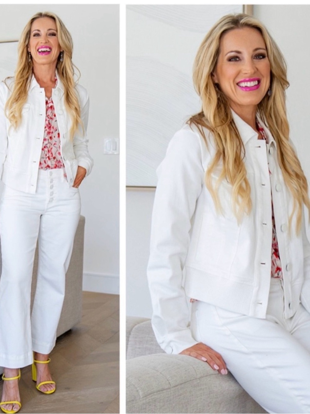 White Denim Jacket Cabi everyday jacket, XL